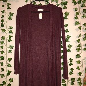Maroon Cardigan - Aeropostale